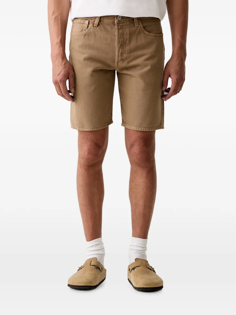 Levi's 501 Original denim shorts Beige