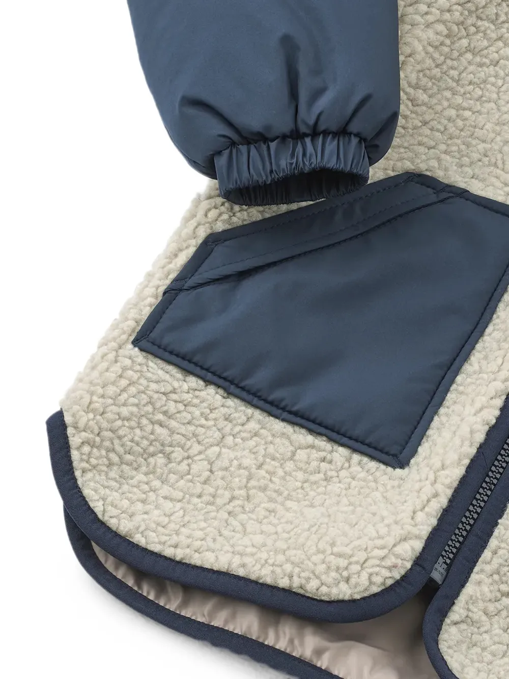 Liewood Runa gewatteerd jack met vlakken Beige