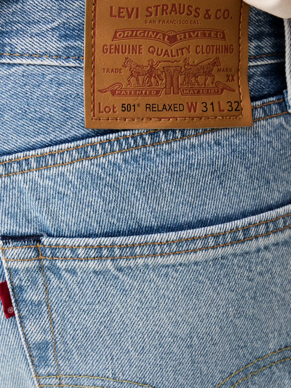 Levi's 501 loose-fit jeans Blauw