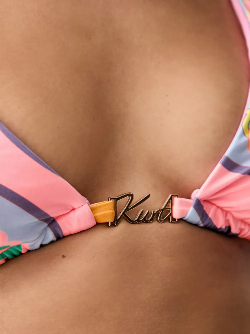 Kurt Geiger London Bikinitop met print Roze
