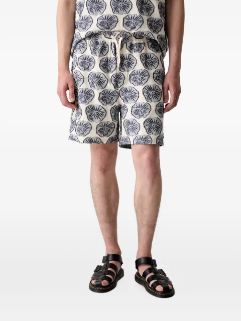 Les Deux Dahlia jacquard shorts