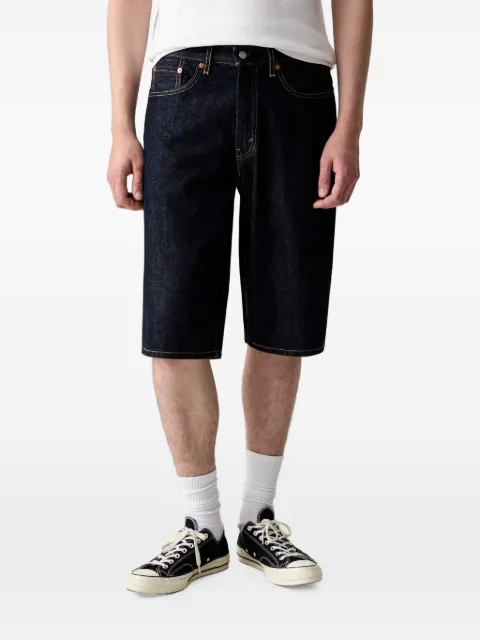 Levi's 470 logo-patch denim shorts