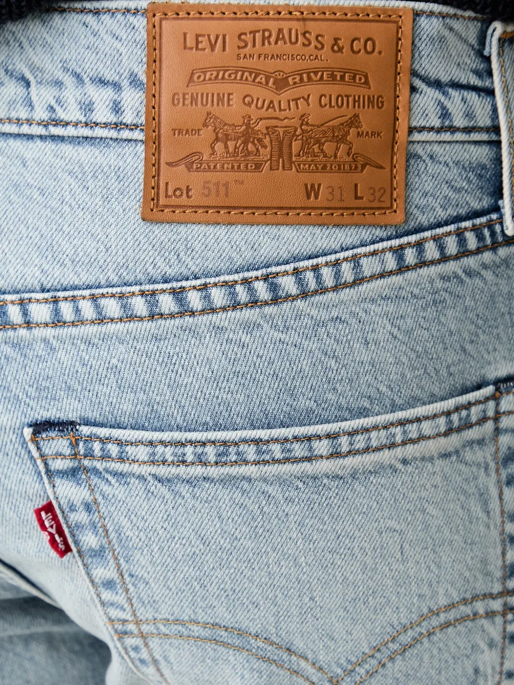 Levi's 511 slim-cut jeans Blauw