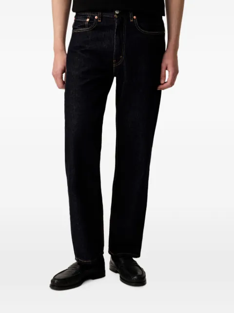 Levi's 565 logo-patch jeans