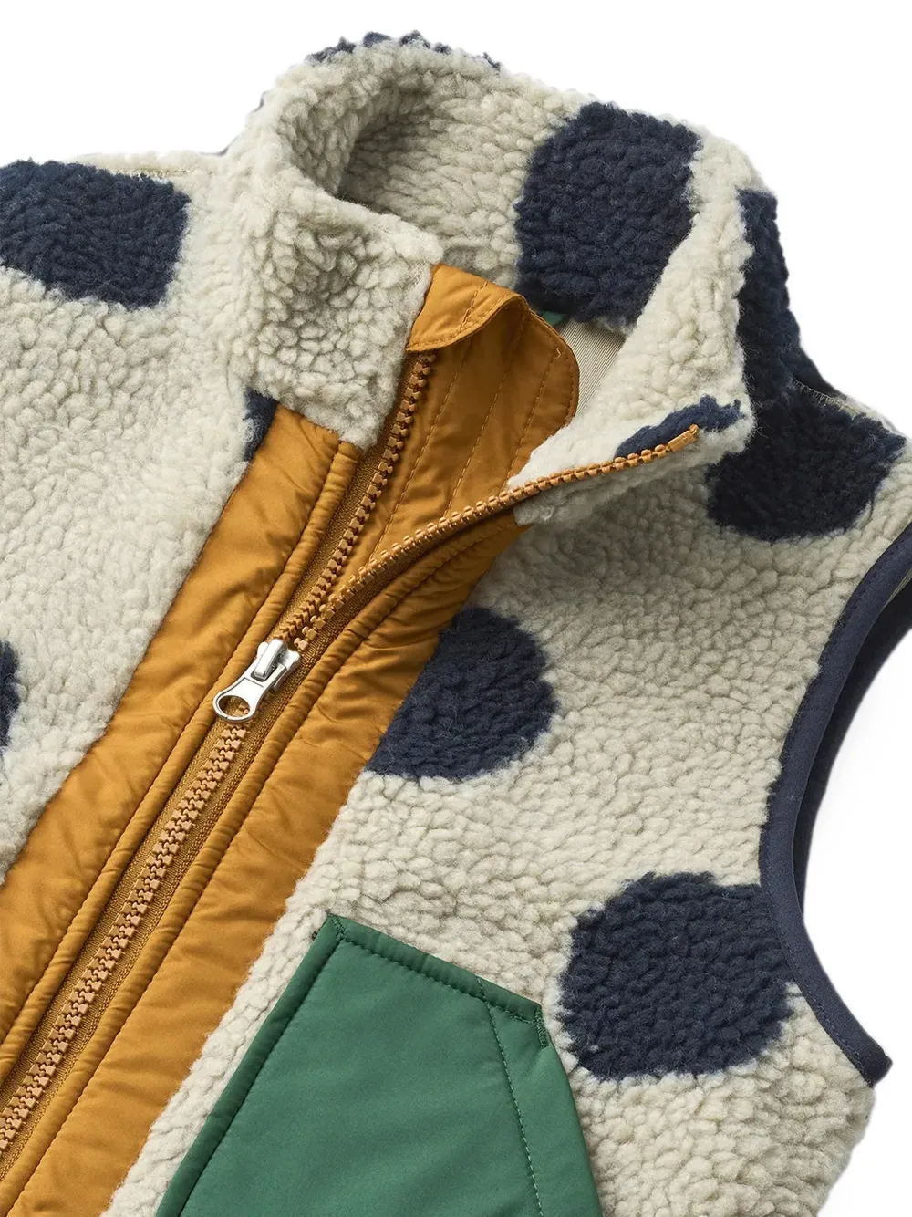 Liewood Gilet met stippen Beige