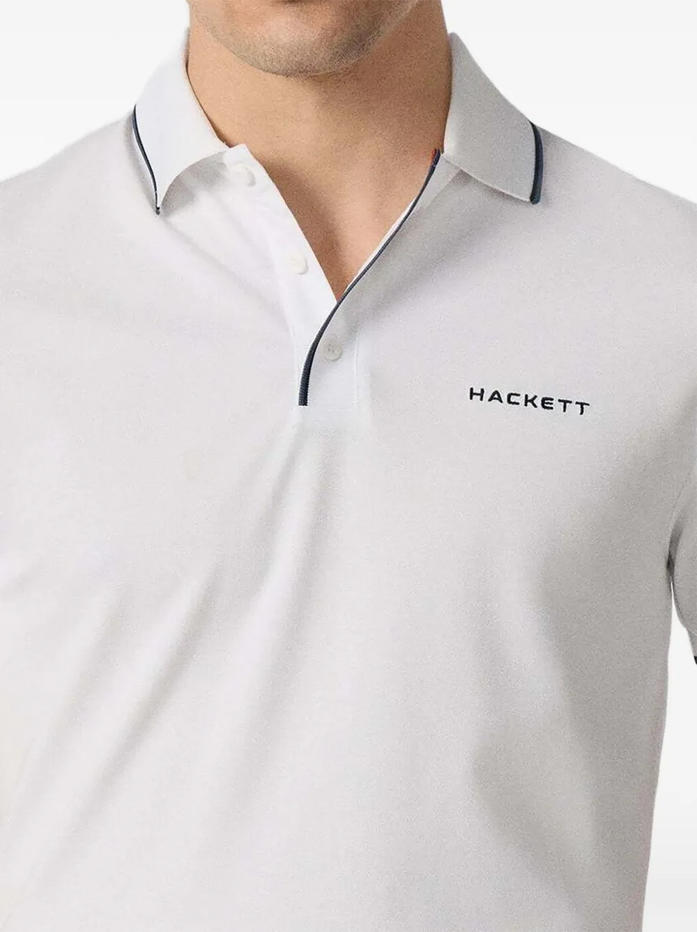 Hackett London Poloshirt met korte mouwen Wit