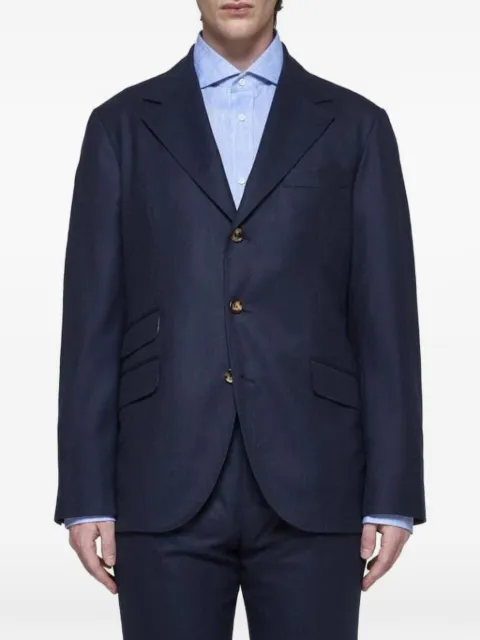 Brunello Cucinelli single-breasted wool suit