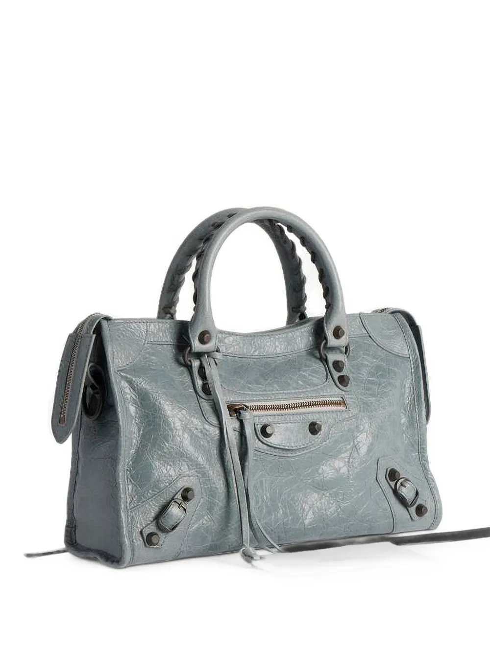 Balenciaga Le City leren shopper Blauw