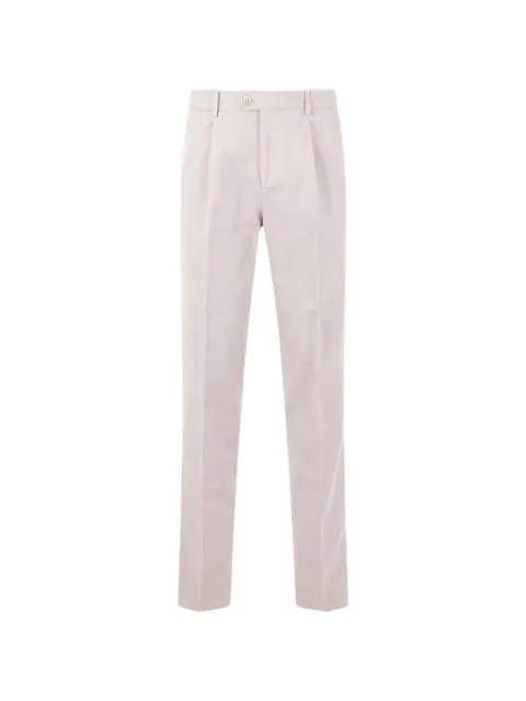 Brunello Cucinelli pleated cotton chinos