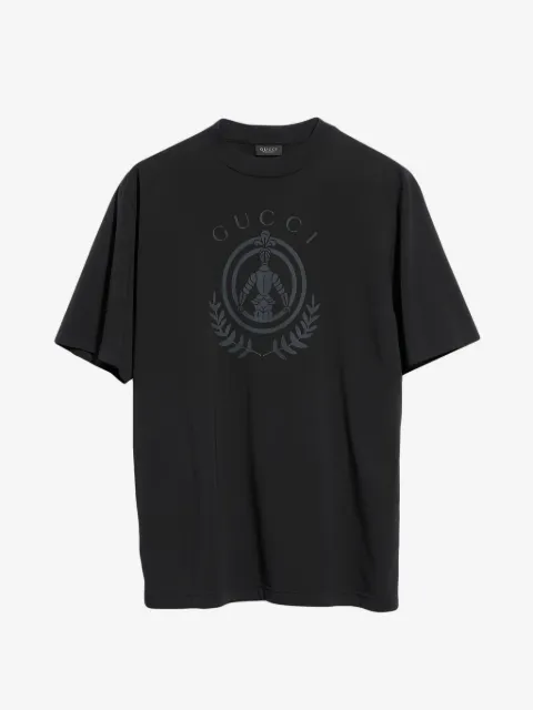 Gucci camiseta de algodón con logo estampado