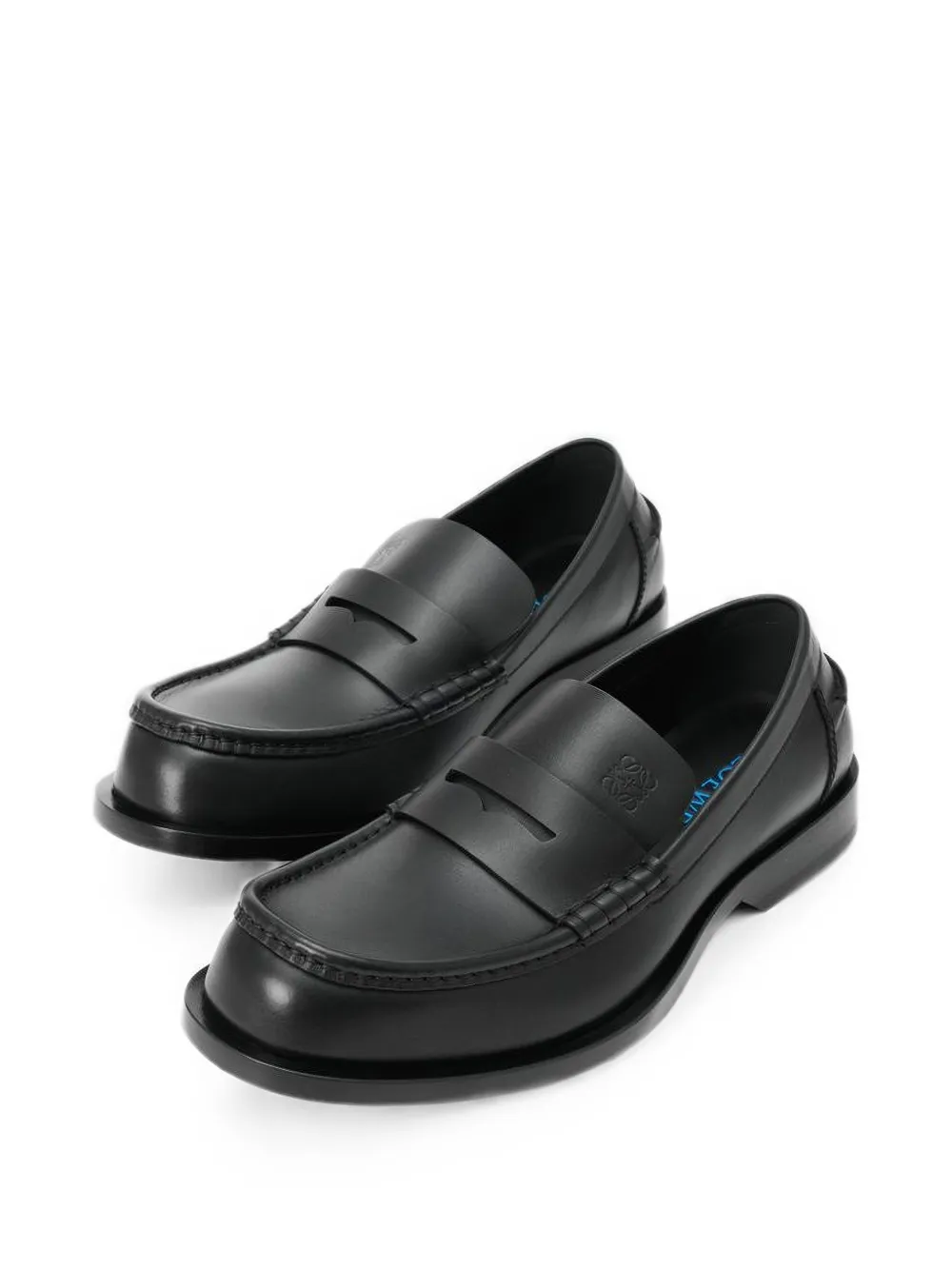 LOEWE Bobine penny-slot loafers Zwart