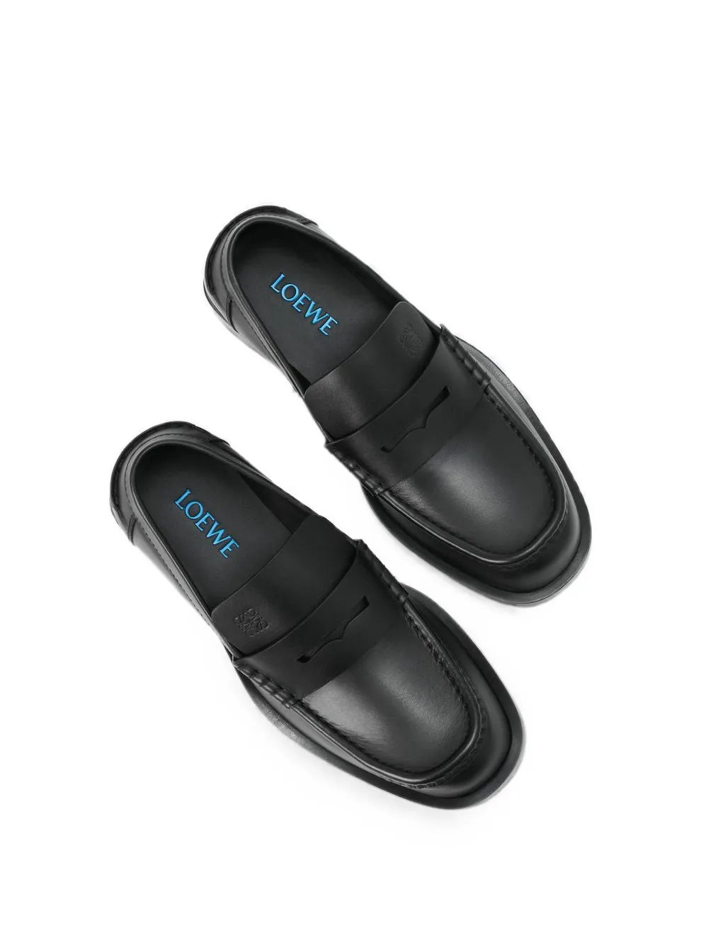 LOEWE Bobine penny-slot loafers Zwart