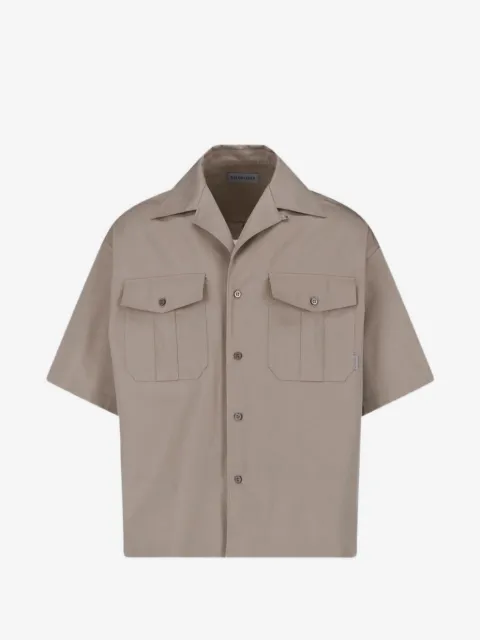 Balenciaga camisa bowling de manga corta