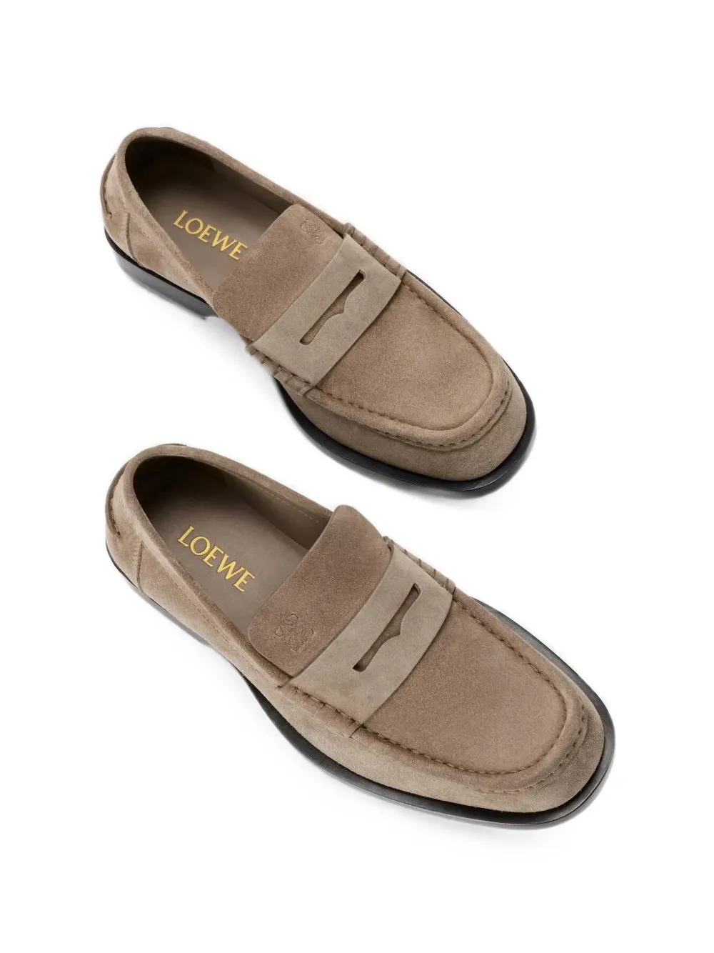 LOEWE Bobine penny-slot loafers Bruin