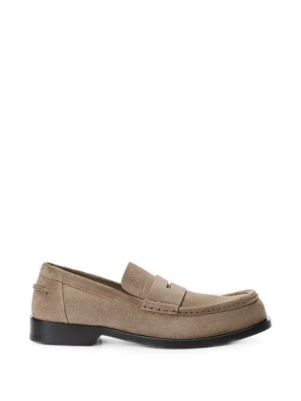 Loewe Bobine Penny-slot Loafers in Brown