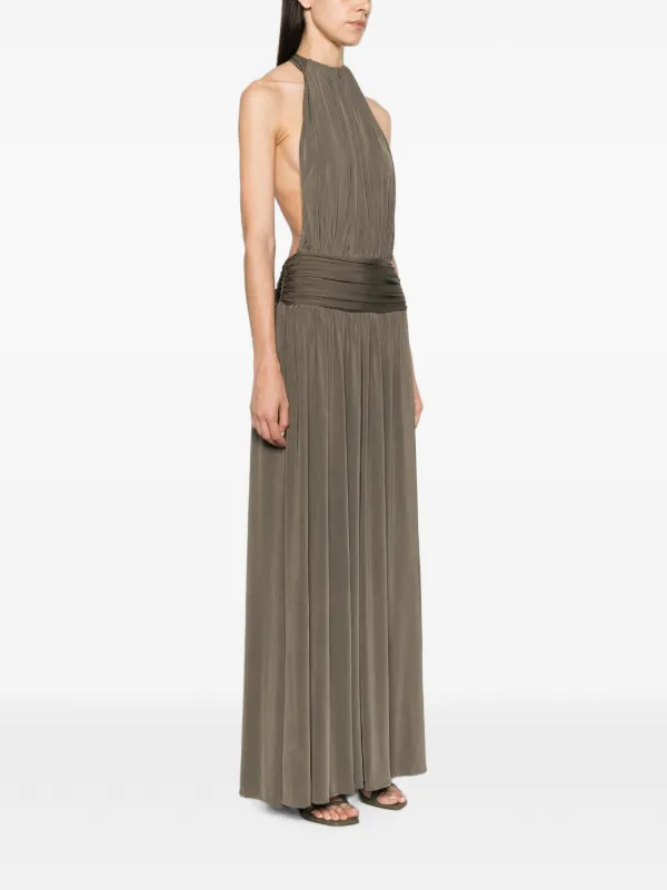 ladies ruched dress HOT GIRL (FINAL SALE) Medium Glitter One Shoulder Maxi strapless prom dress and wide smocking at Type:25mm Classic Knob