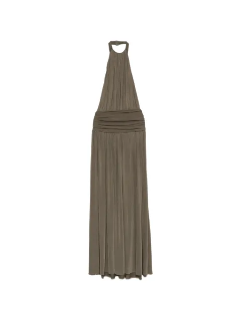 ARCINA ORI Santina halterneck maxi dress