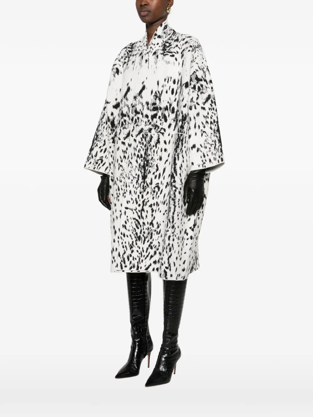 TOM FORD Lynx oversized jas Wit