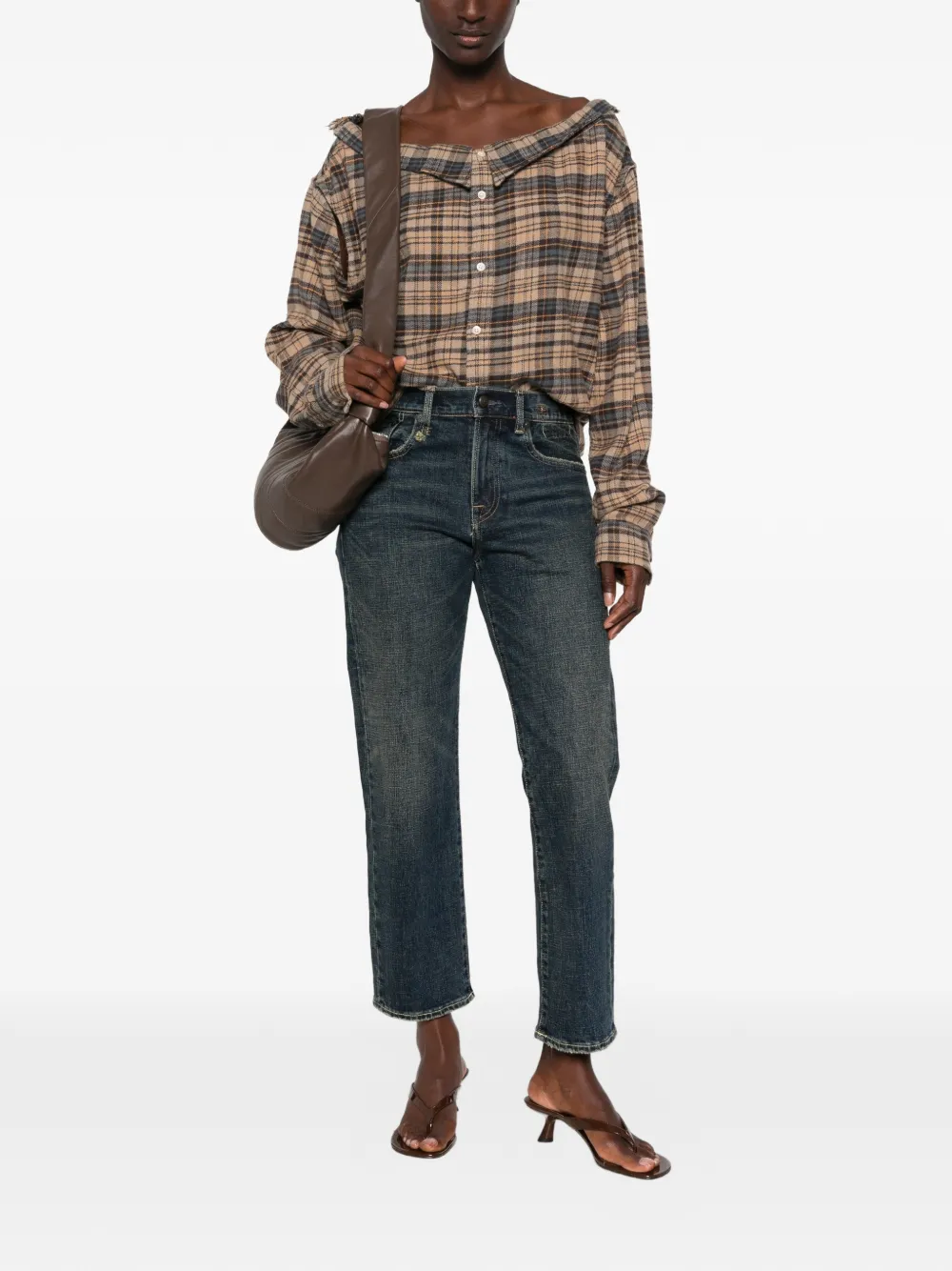 R13 Romeo slim-fit jeans Blauw
