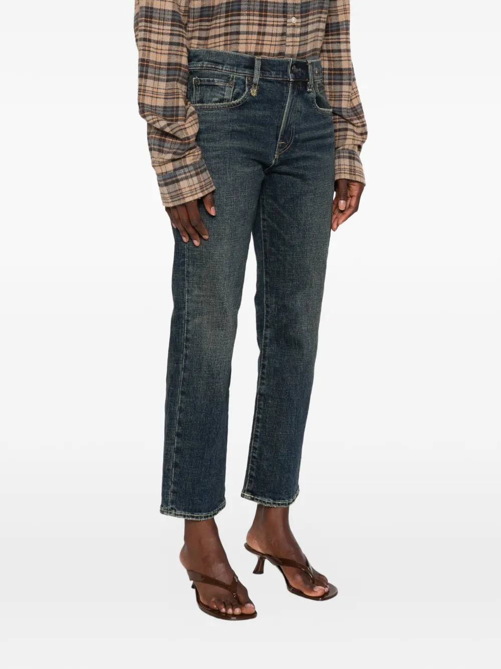 R13 Romeo slim-fit jeans Blauw