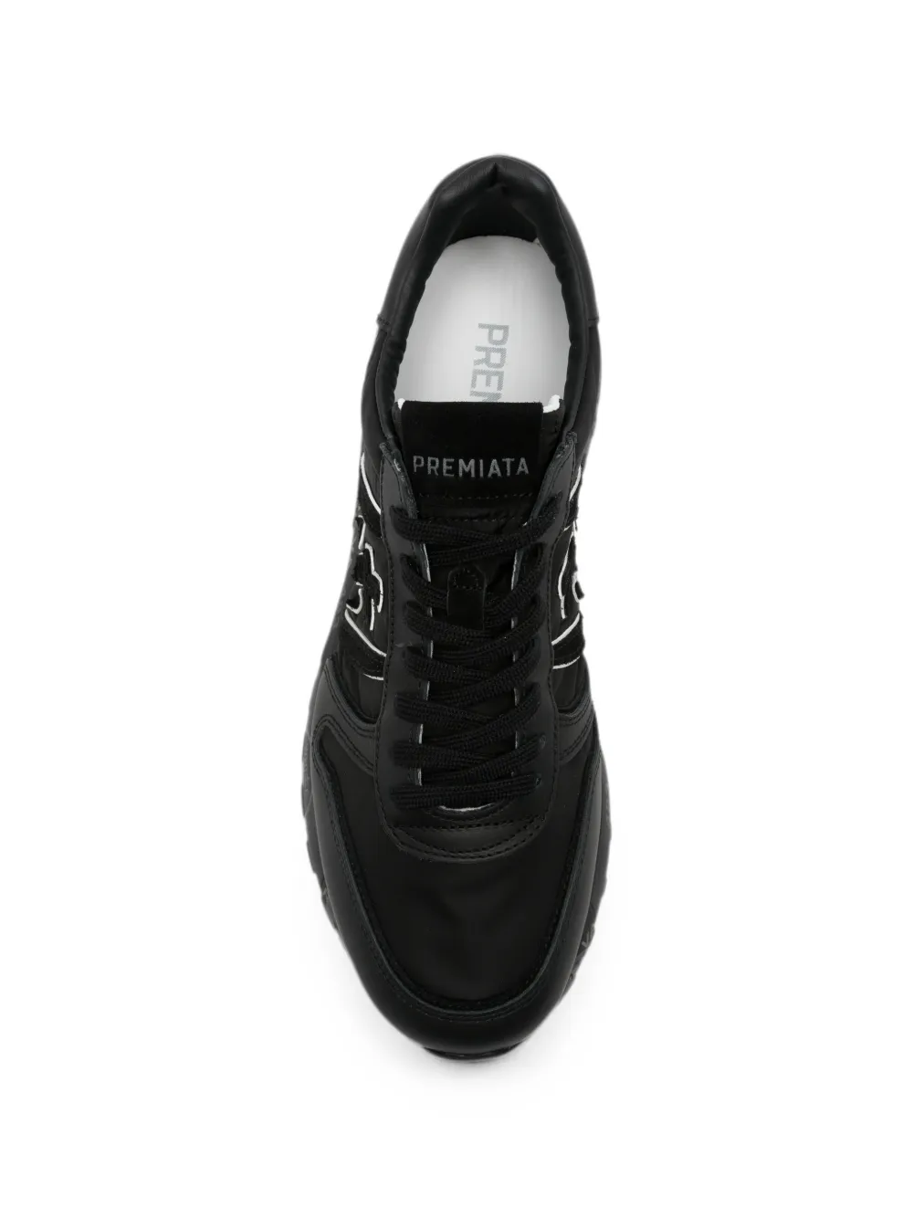 Premiata Lander panelled sneakers Zwart