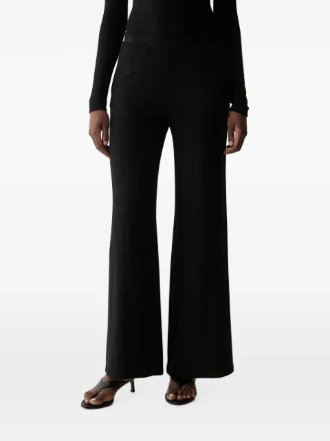 La Mania pants palazzo tejidos de canalé