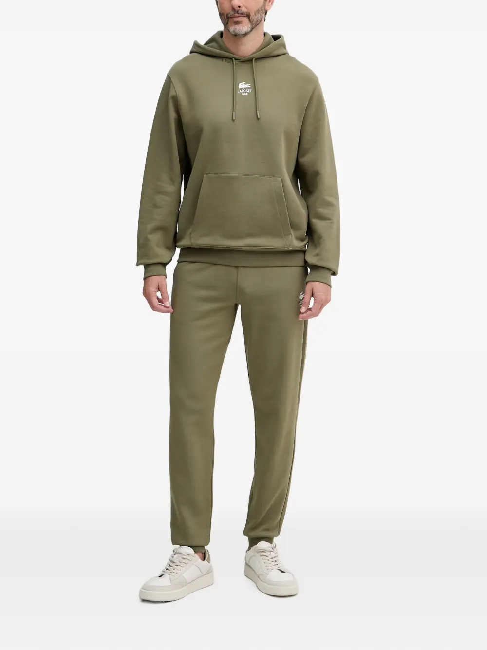 Lacoste Trainingsbroek met logoprint Groen