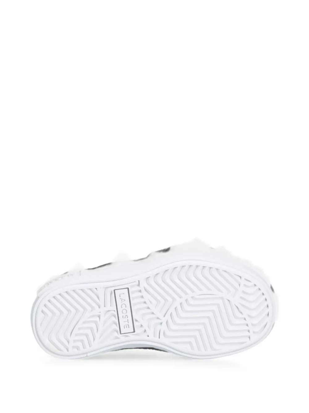 Lacoste Kids touch-strap sneakers Wit