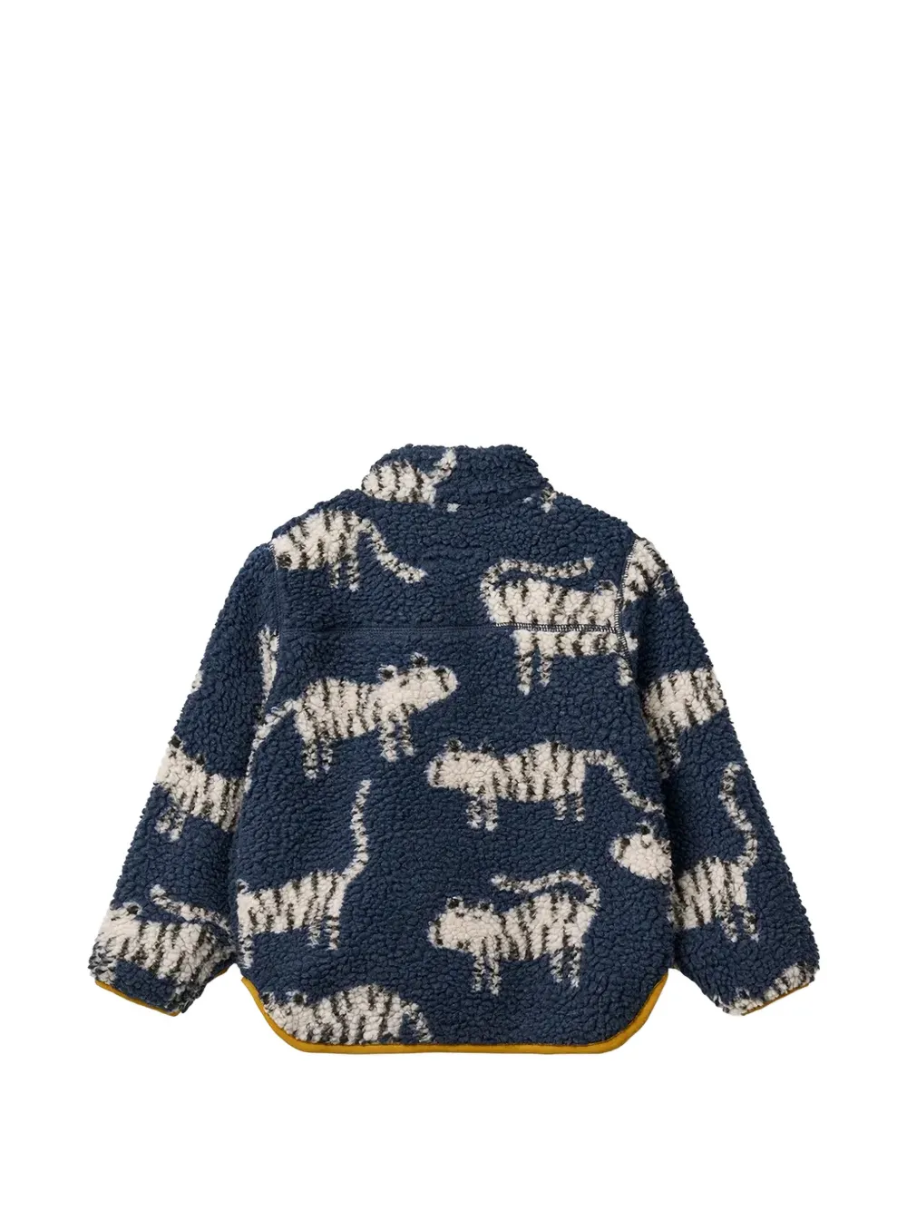 Liewood Fleece jack met tijgerprint Blauw