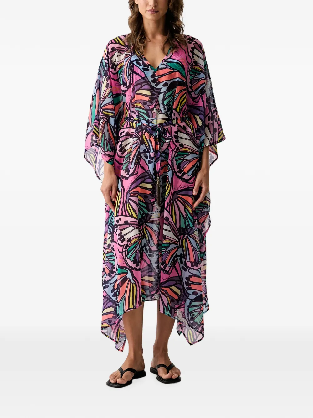 Kurt Geiger London Kaftan mit Schmetterling-Print - Rosa