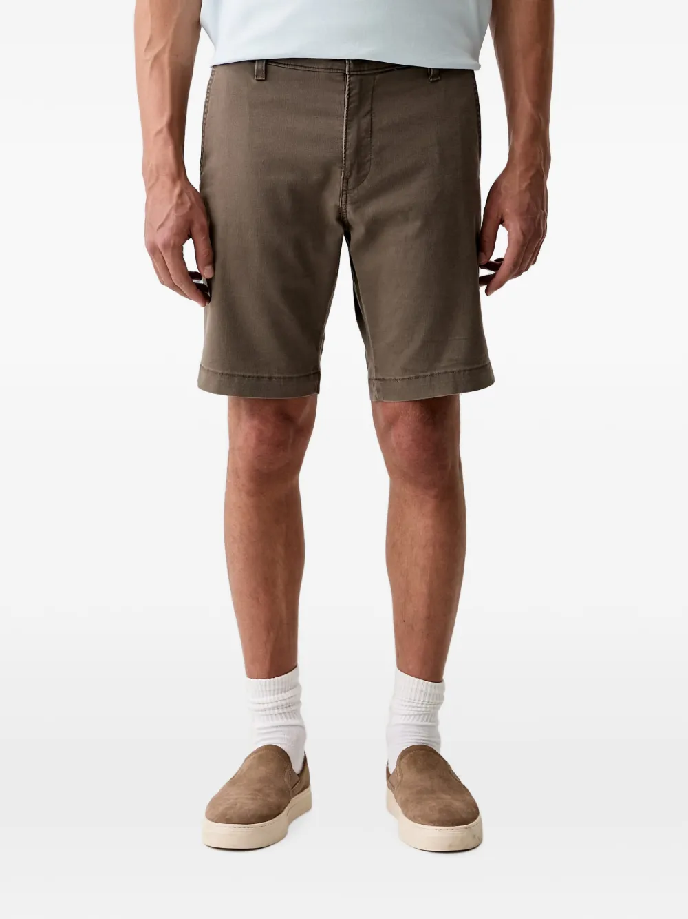 Levi's Xx Logo-patch Chino Shorts In Brown