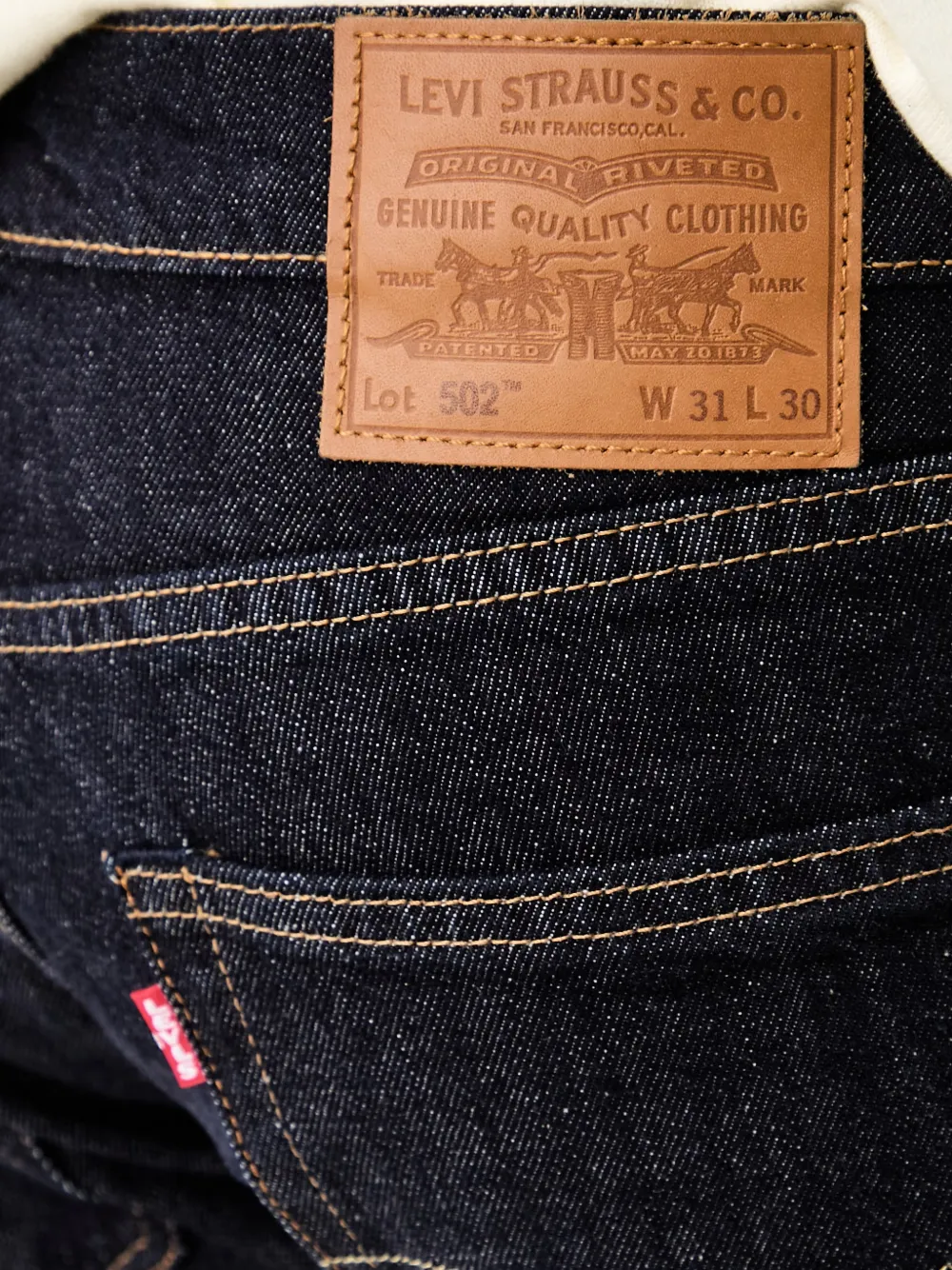 Levi's 502 tapered jeans Blauw