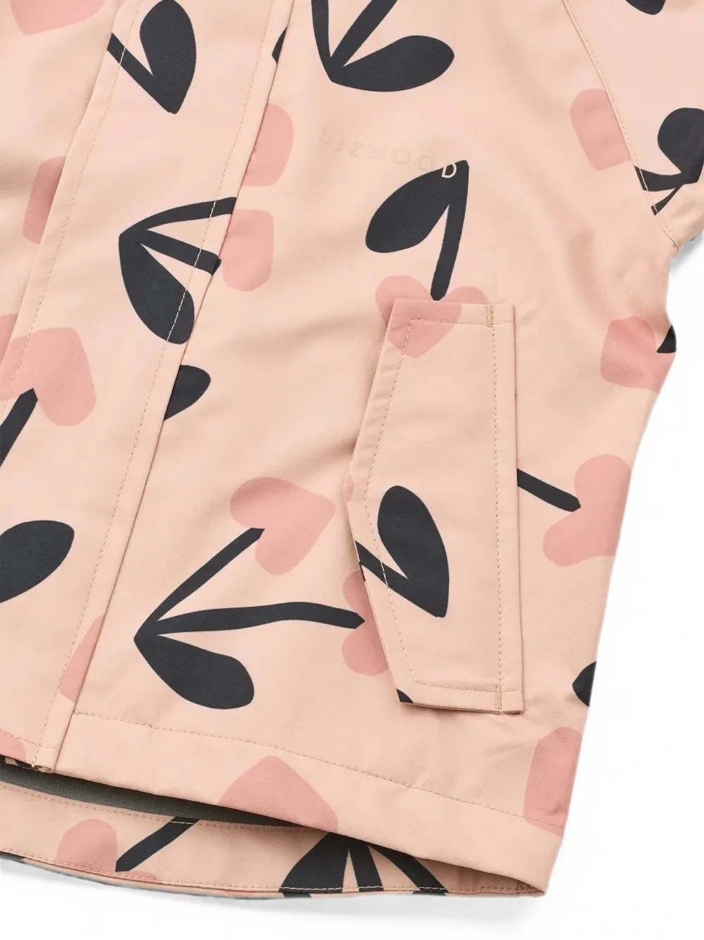 Liewood Regenpak met kersen-print Roze