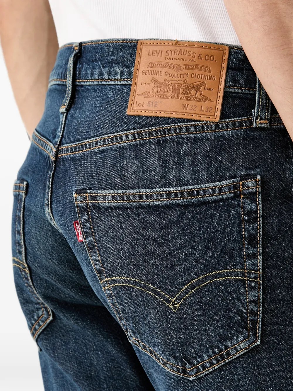 Levi's 512 slim-cut jeans Blauw