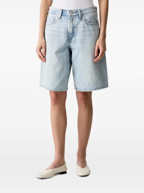 Levi's Middy faded-effect denim shorts