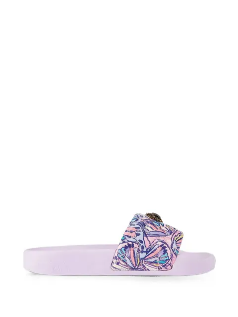Kurt Geiger London Meena Eagle Pantoletten mit Schmetterling-Print