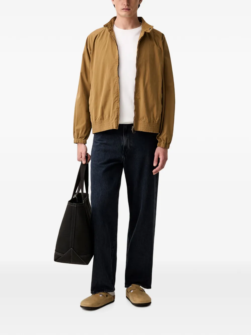 Levi's 578 logo-patch straight-leg jeans Blauw