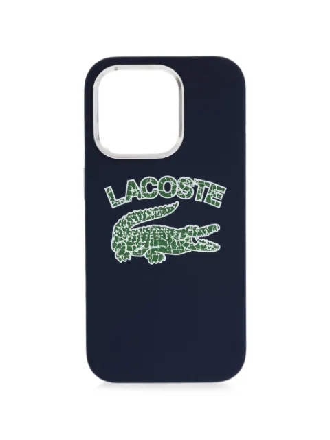 Lacoste logo-print iPhone 15 case
