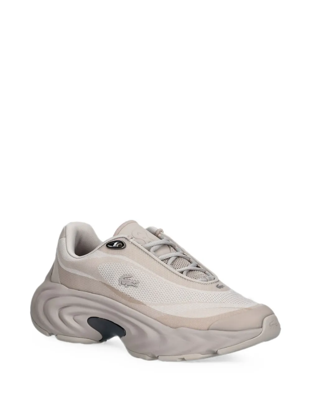 Lacoste mesh-panel chunky sneakers Beige