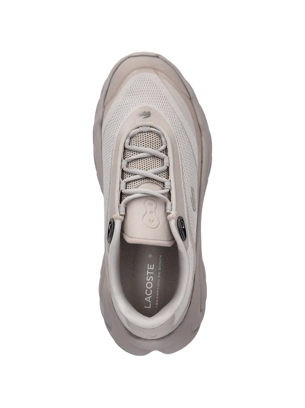 Lacoste mesh-panel chunky sneakers Beige