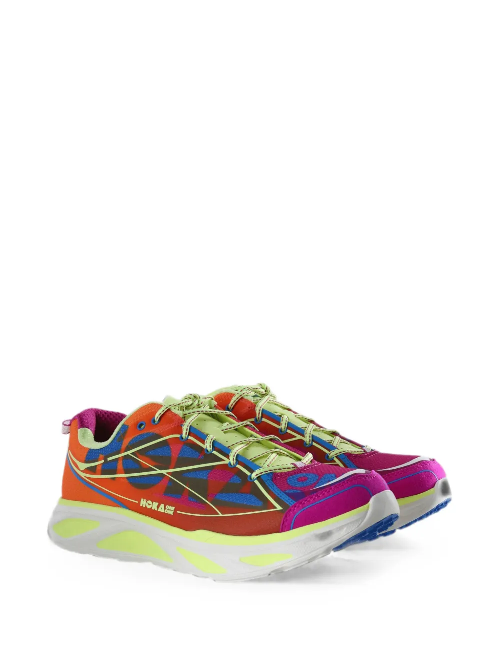 HOKA Huaka Pro lace-up sneakers Oranje