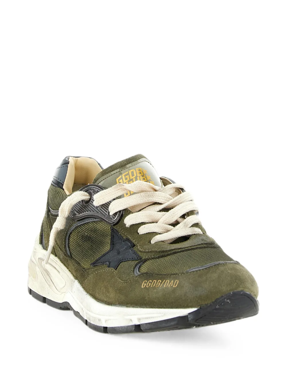 Golden Goose Running Dad star-patch sneakers Groen