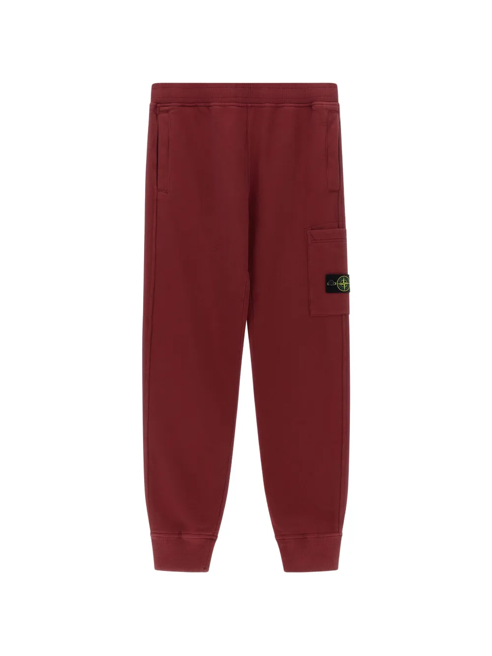 Stone Island Junior logo-patch track pants - Rosso