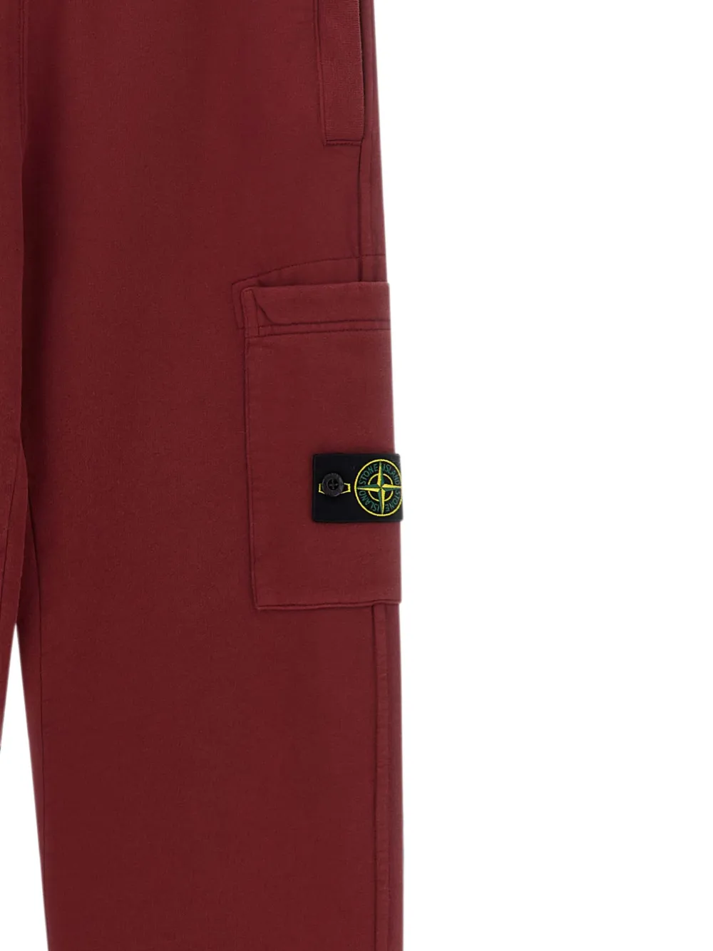 Stone Island Junior Trainingsbroek met logopatch Rood