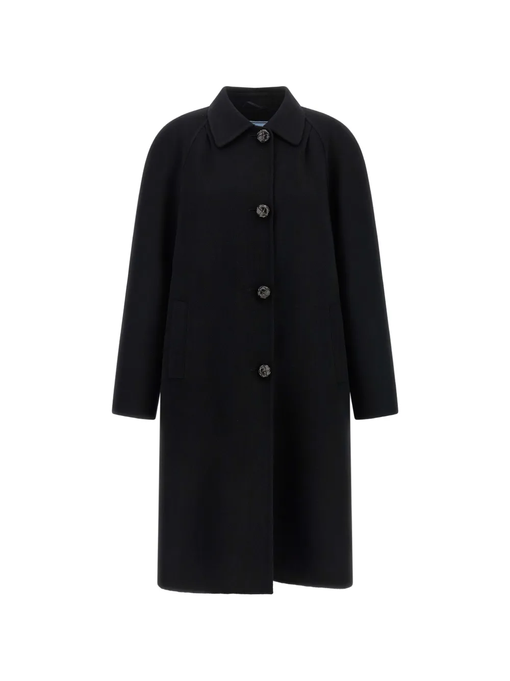 Prada button-up single-breasted coat - Nero
