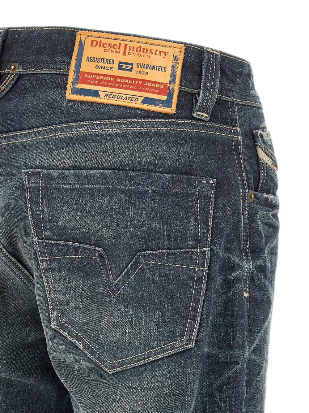 Diesel 1985 Larkee straight jeans Blauw