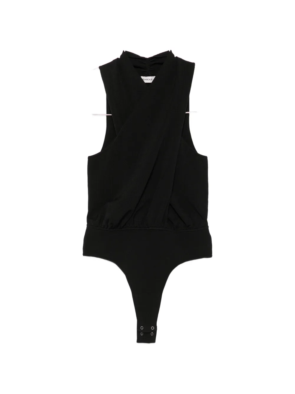 Simkhai crossover halterneck bodysuit - Nero