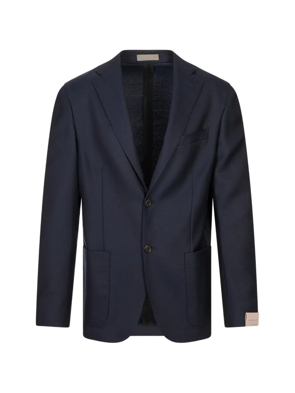Corneliani Single-breasted Notch-lapel Blazer In Blue