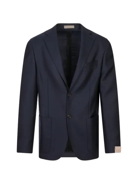 Corneliani single-breasted notch-lapel blazer