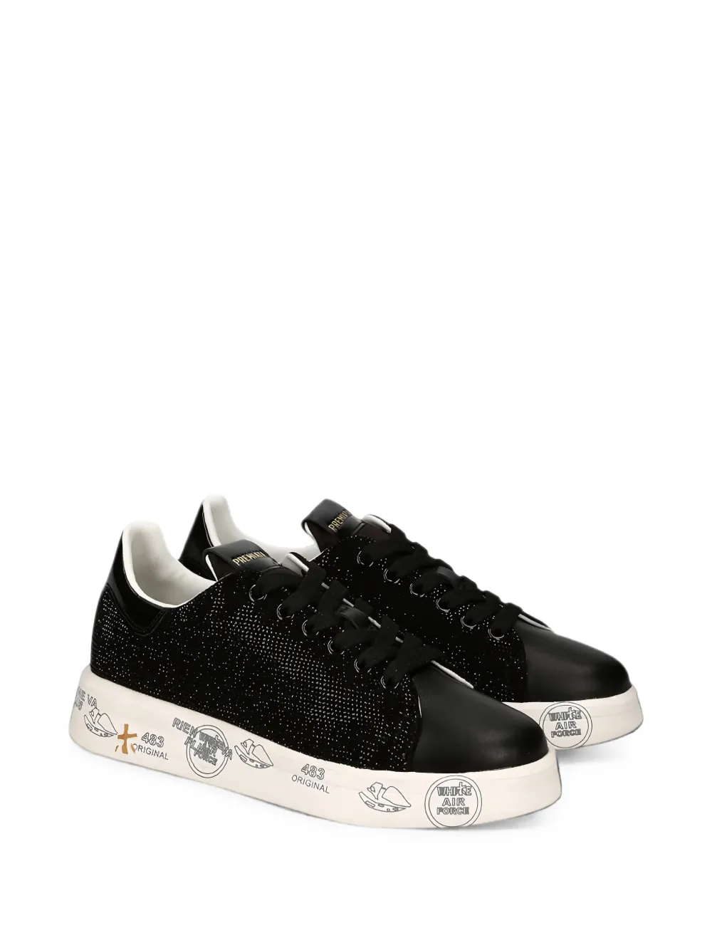 Premiata Belle sneakers Zwart